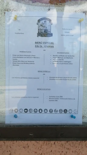 Restaurante el Rincón De la abuela menu 2